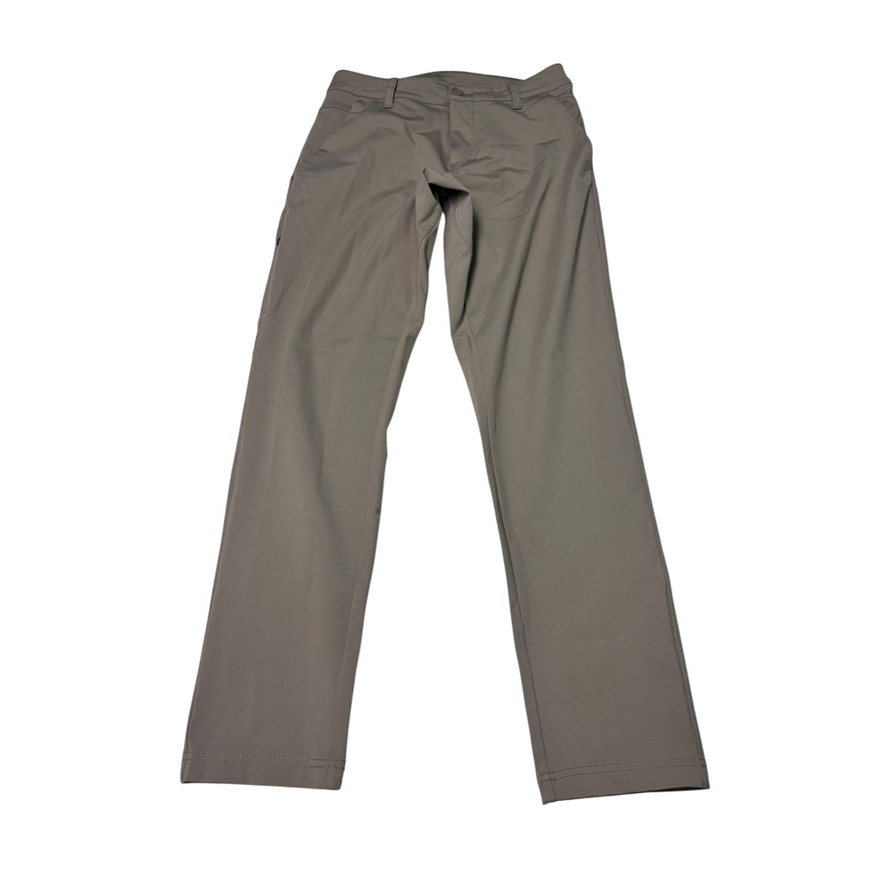 BYLT Premium Basics Everyday Pant 2.0 Slim Fit Grey Taupe Mens 32x30 Performance